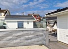 neu Windschutz für Terrasse
