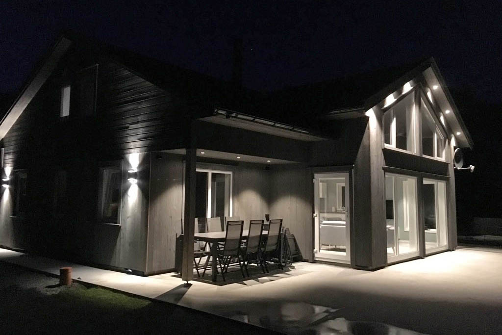 Ferienhaus Kåfjord 5 Abendstimmung