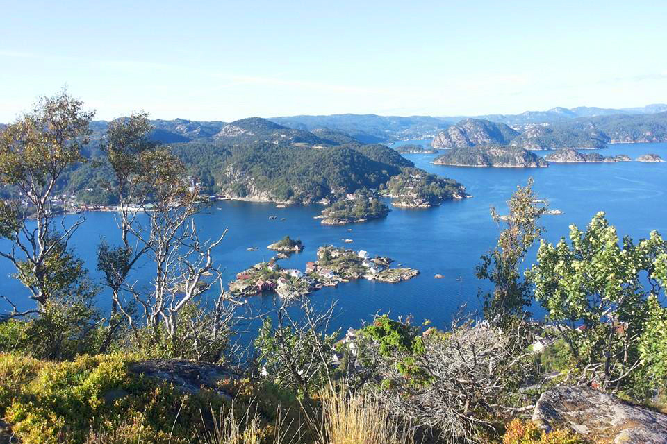 Blick auf Insel Risholmen