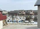 der Hafen hinterm Haus