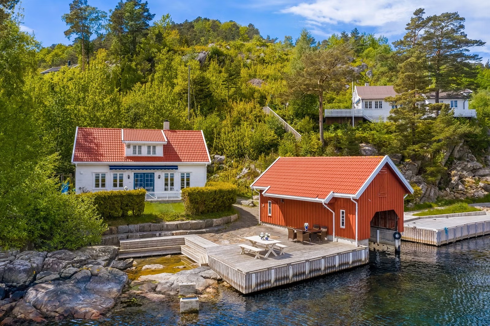 Ferienhaus Timrevika , Flekkefjord Abelnes , Südnorwegen