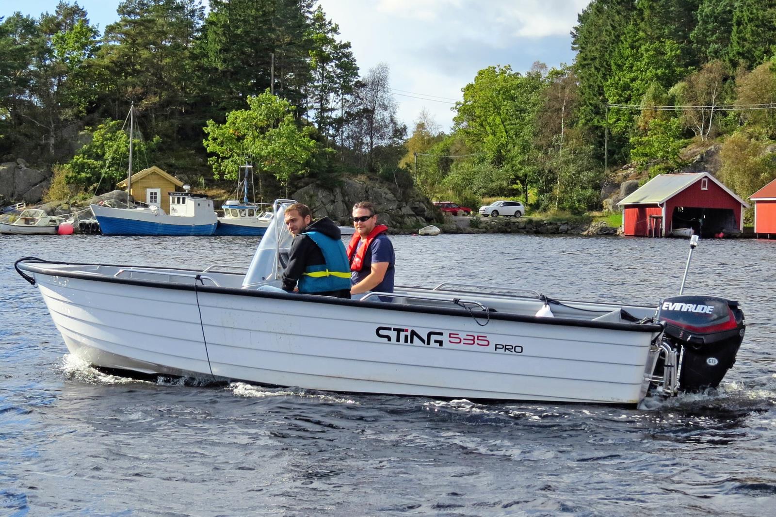 Boot Sting 535 Pro, Fewo Reistad auf Hidra bei Flekkefjord