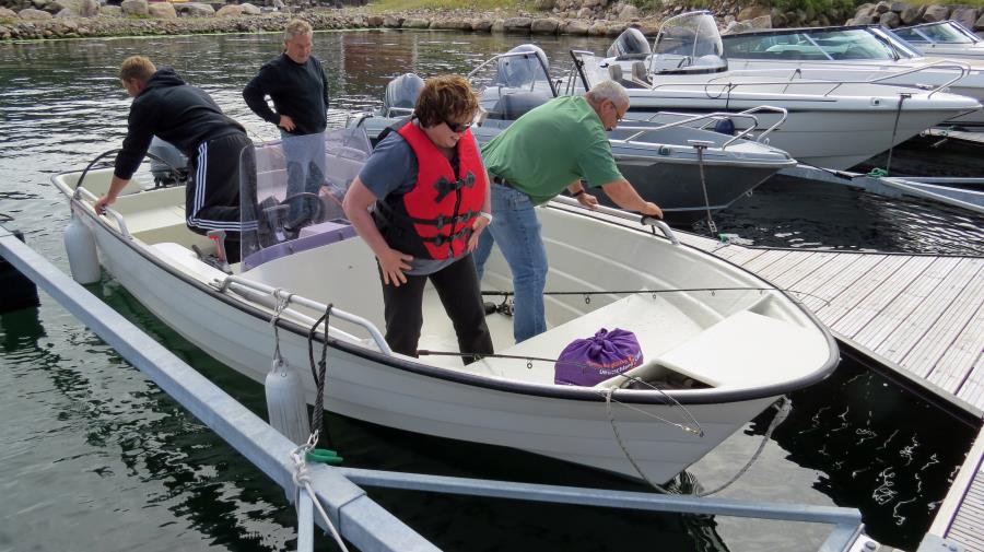 das Extraboot Oien 530 F, 40 PS, Plotter-Echolot