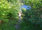 Weg zum Bootssteg