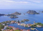 Luftbild Rasvag auf Hidra