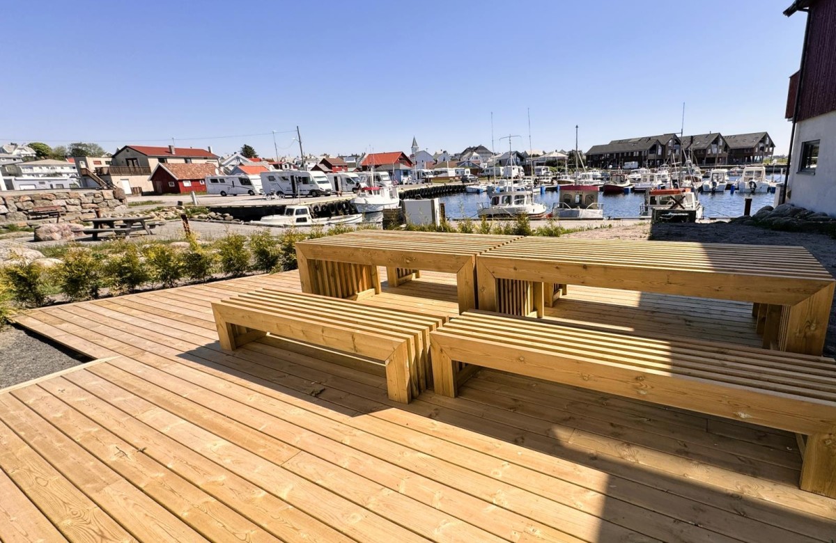 Terrasse zum Hafen