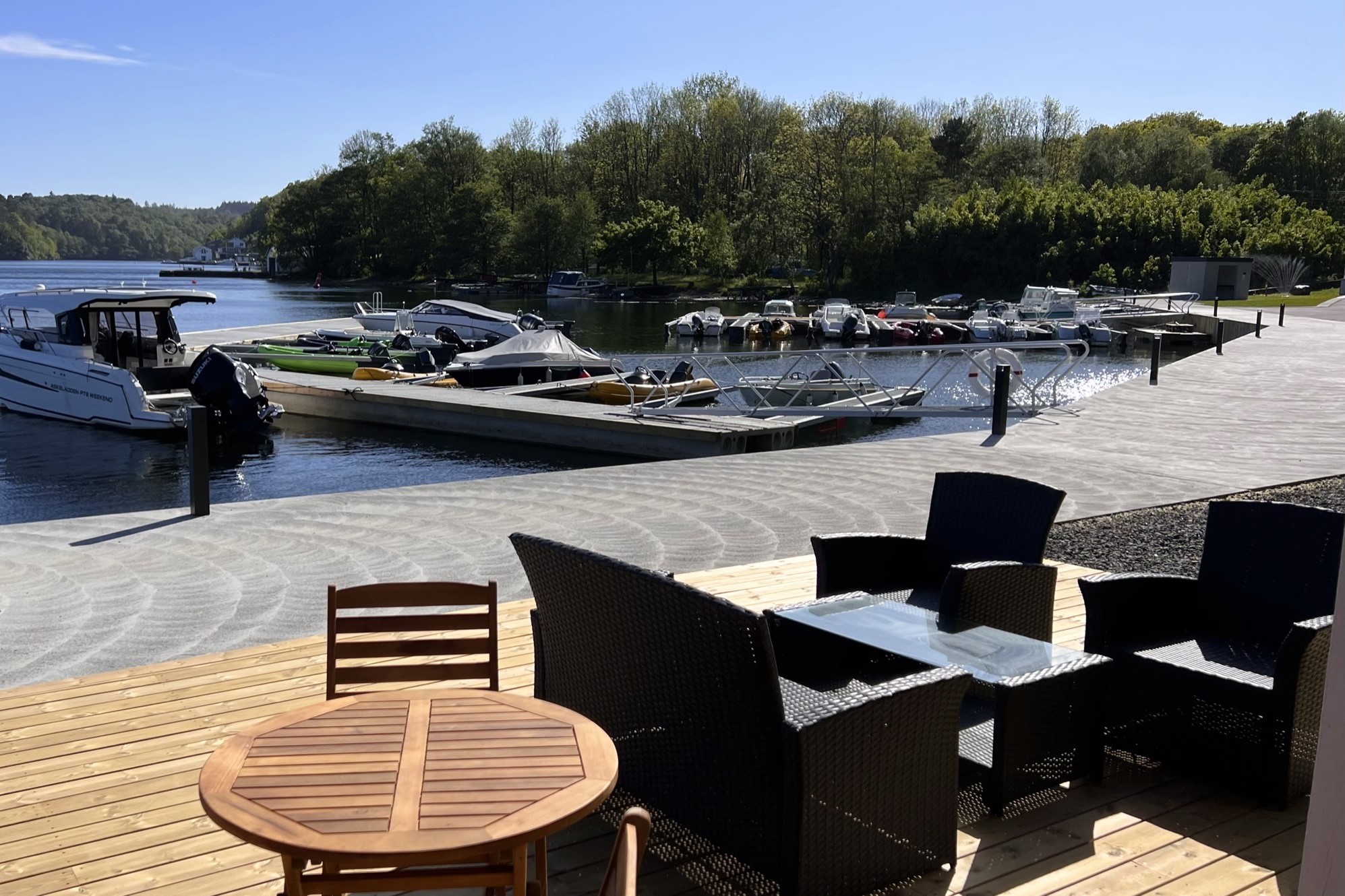 spannende Momente am Steg