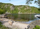 kleine Badestellen am Anleger