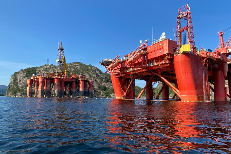 Im Stolsfjorden auf Reede