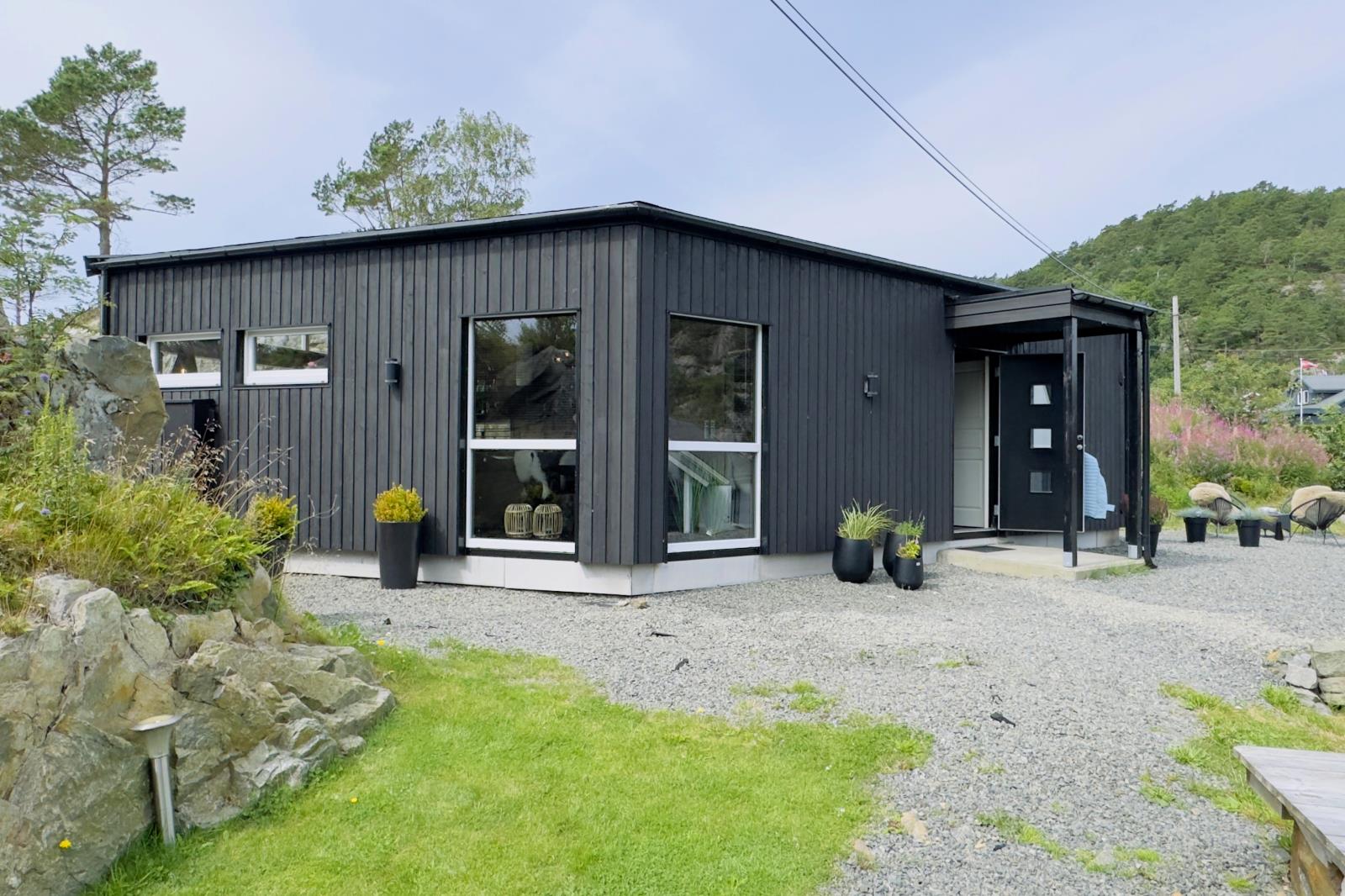 ein modernes Ferienhaus, wie man sieht