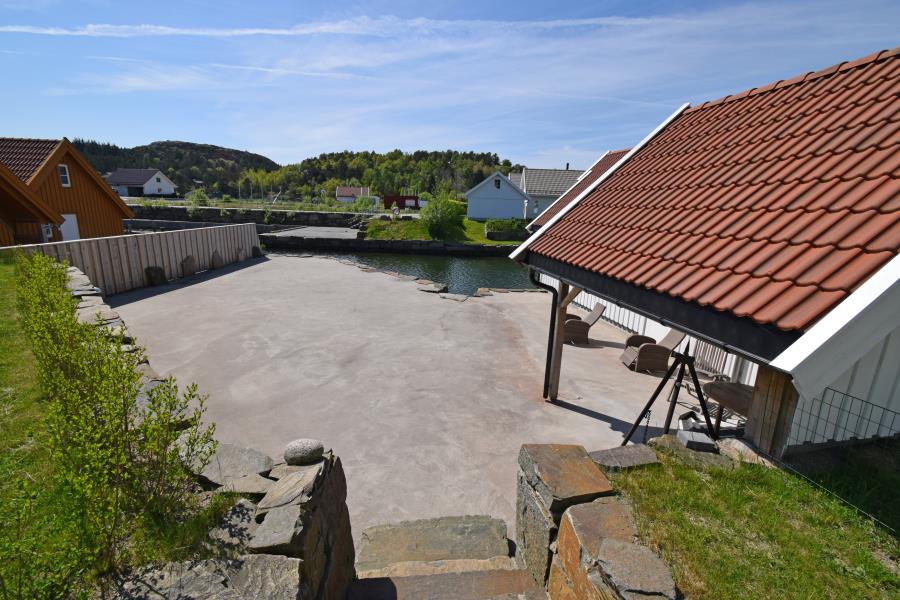 Freifläche am Bootshaus 