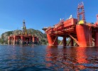 im Fjord auf Reede