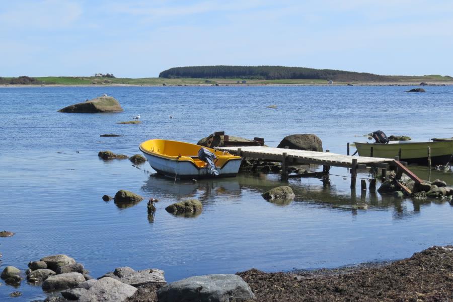 Plattfischangeln in der Bucht