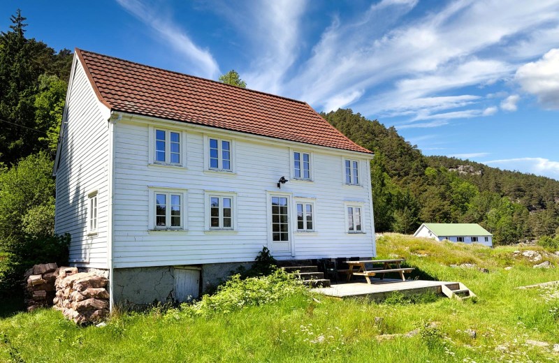 Ferienhaus Fjordidyll im Fjord bei Flekkefjord - Abelsnes, Südnorwegen