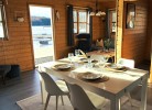 offenes Wohnen, direkt am Fjord mit Steg