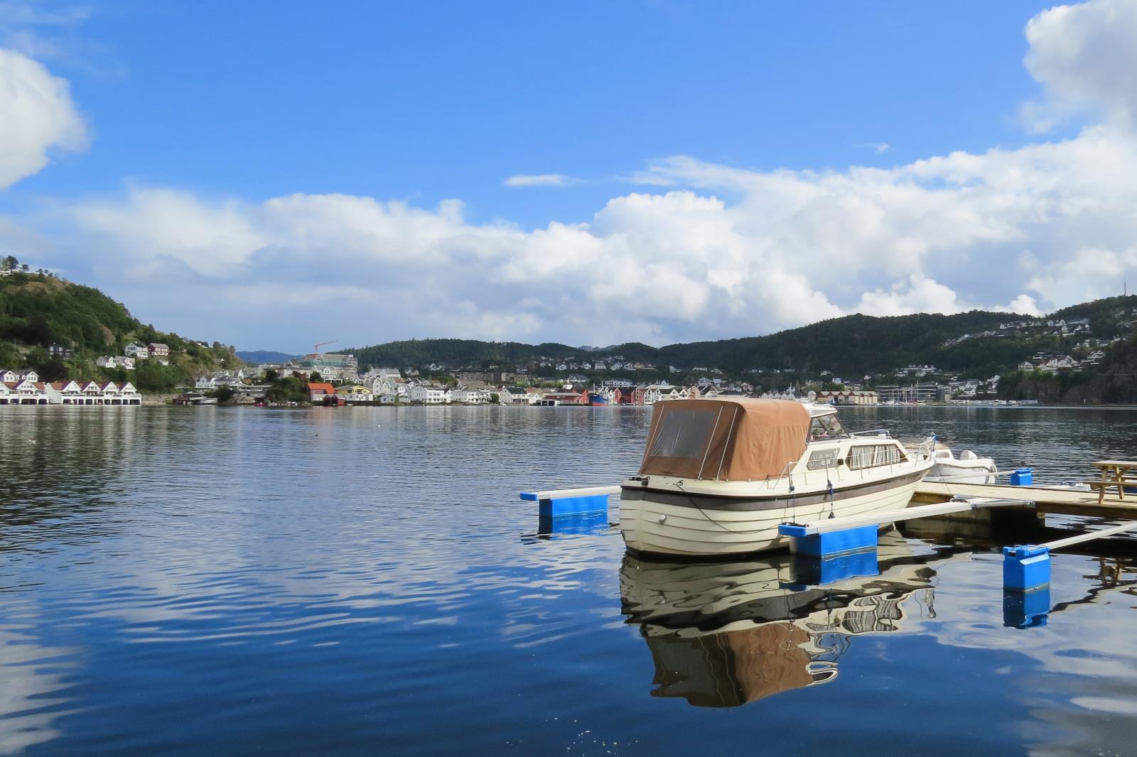 Blick auf Flekkefjord