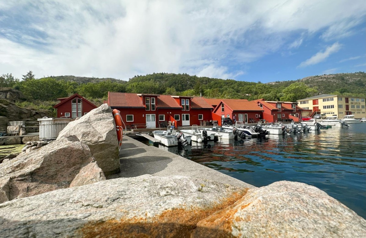 Urlaub in Ramsland Brygge bei Spangereid, Lindesnes, Südnorwegen