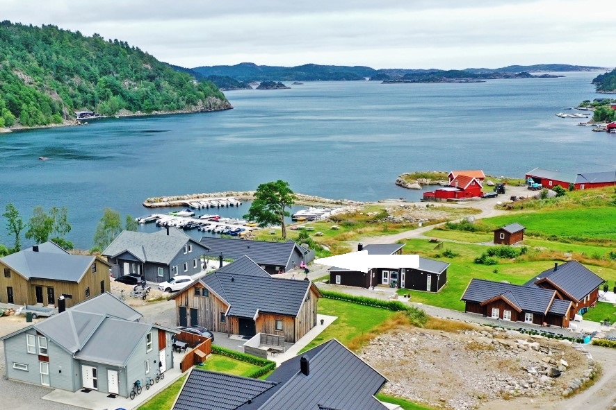 Ferienhaus Leila am Kafjord  links unten, Lindesnes