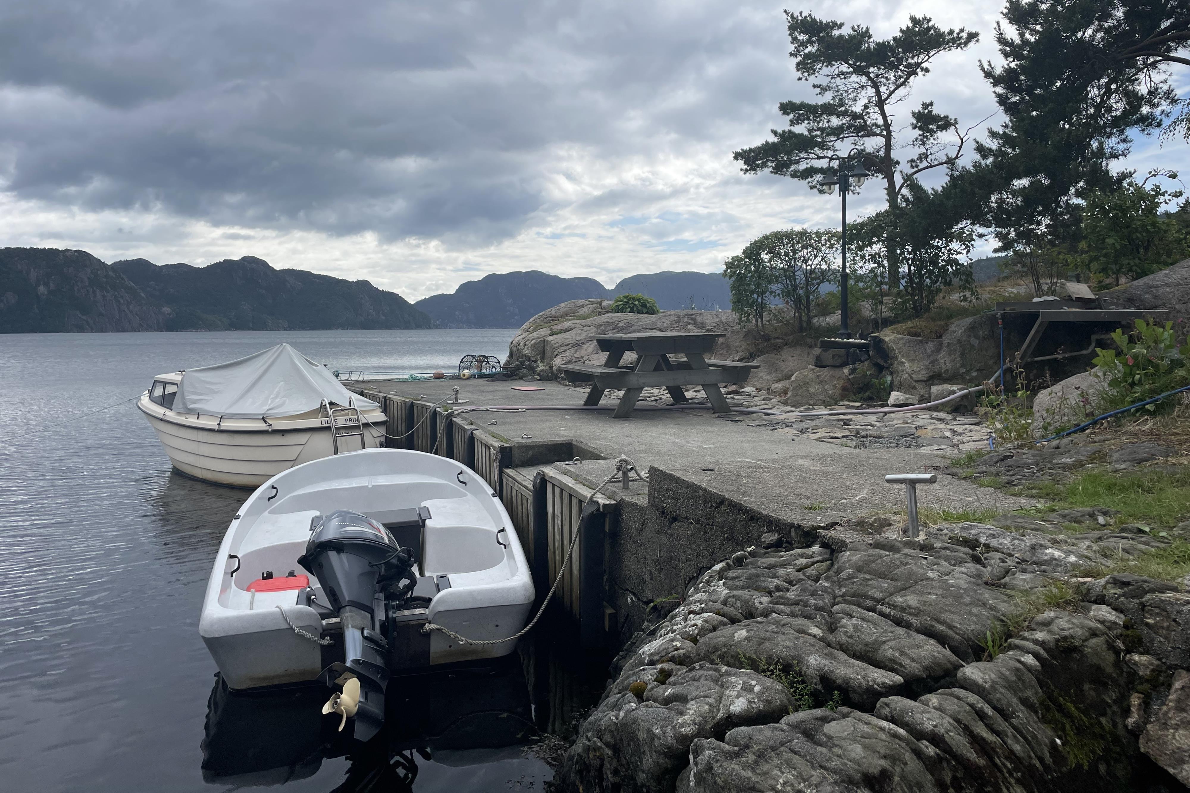 Bucht vor dem Haus