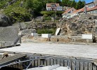 Blick vom Bootsanleger zum Haus