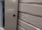 altertümliche Balken, geschliffen und lackiert