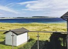 der Blick auf die Meeresbucht
