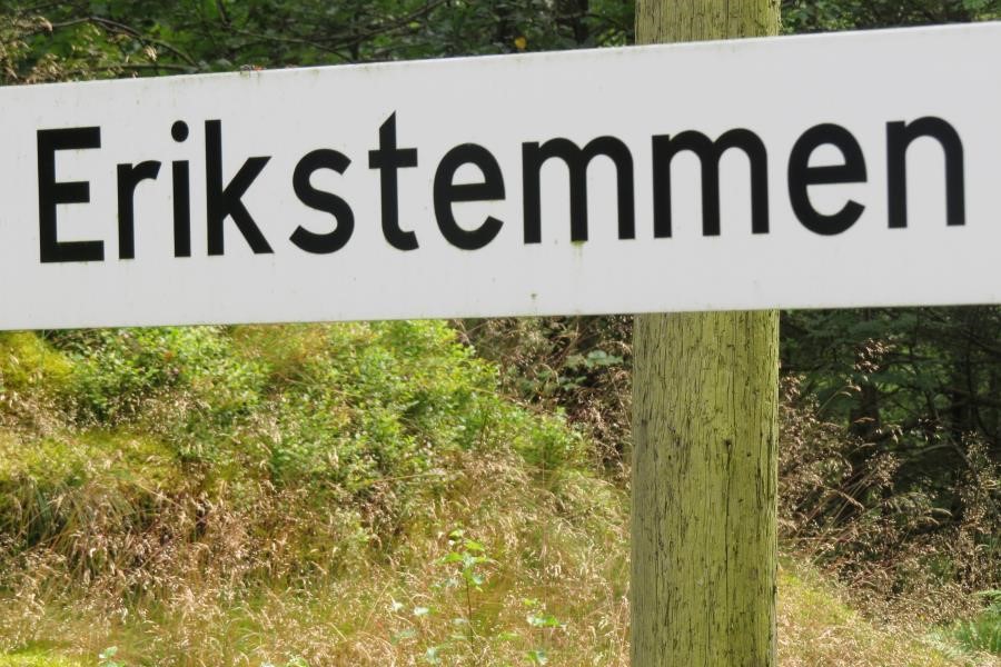Hier abbiegen Richtung Erikstemmen