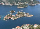 Blick auf Insel Risholmen