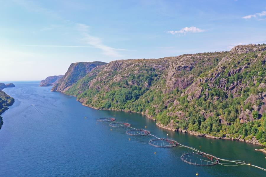 Hidrasund, Blick Richtung Westen 