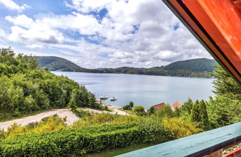 Blick vom Balkon
