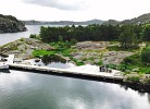 Grillinsel Gyrahavn (nördlich über der Insel Horsholmen)