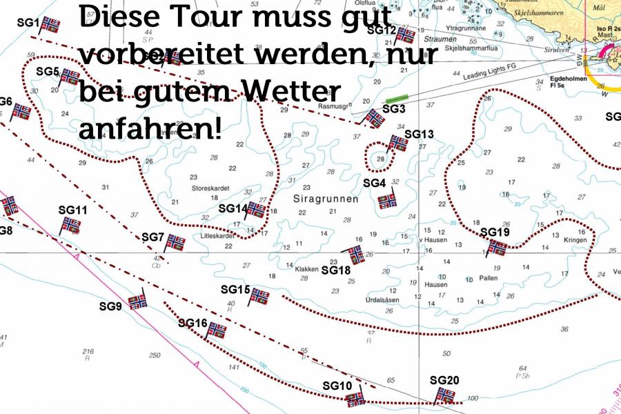 Siragrunnen nur bei gutem Wetter