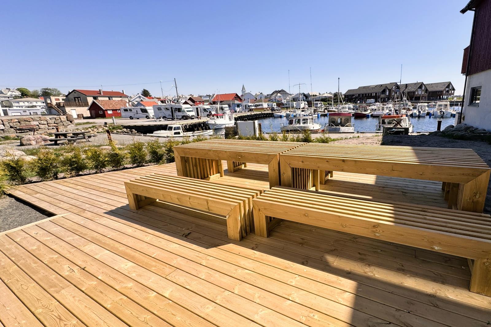 Terrasse zum Hafen