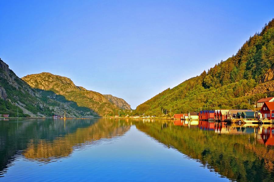 Blick auf Sigersvoll