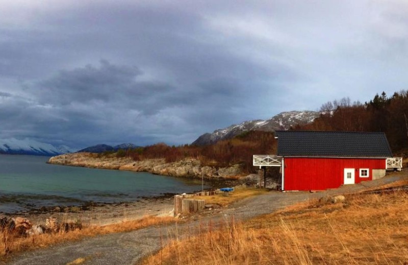 Herbststimmung, Ferienhaus Stokkasjoen Rorbu in Visthus, Nordland, Helgelandsküste