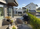 die sonnige Terrasse