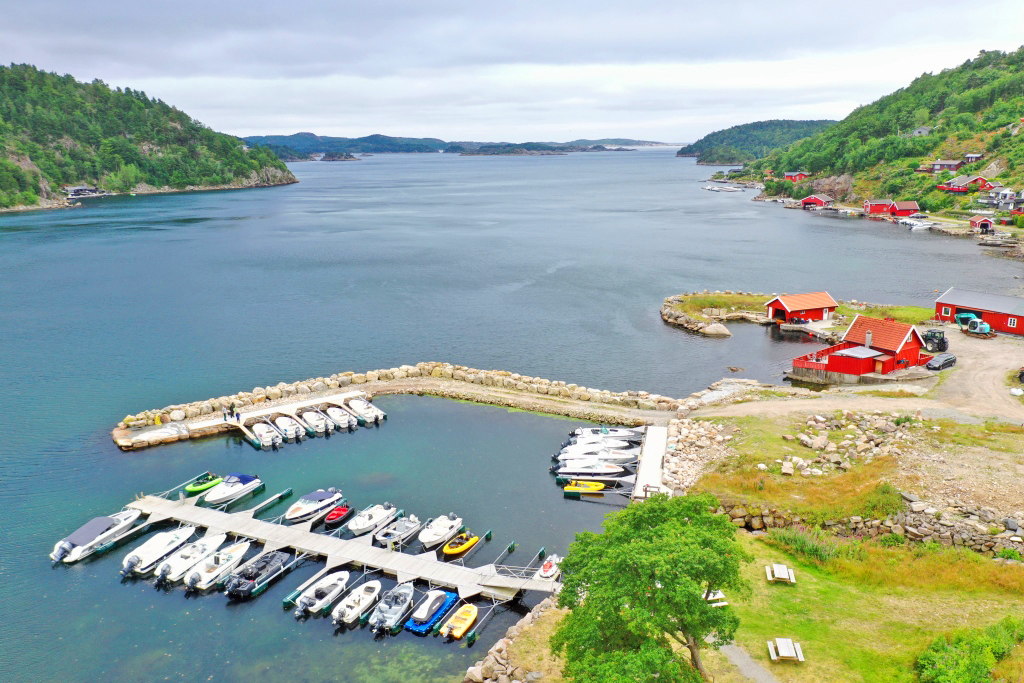 Blick auf den Fjord