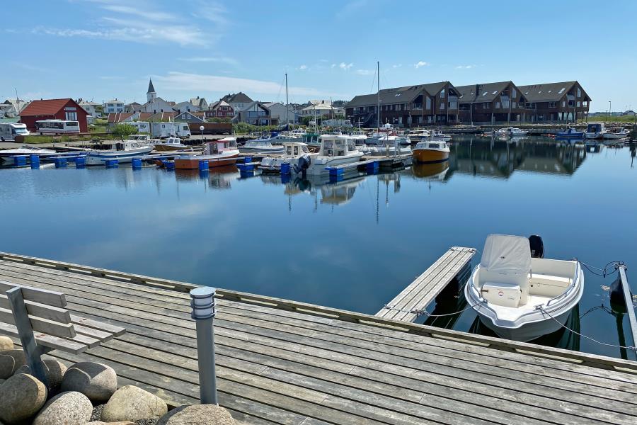 Hafen hinter dem haus