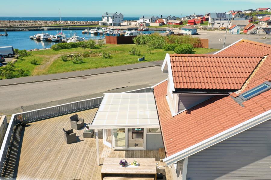 Blick zum Hafen