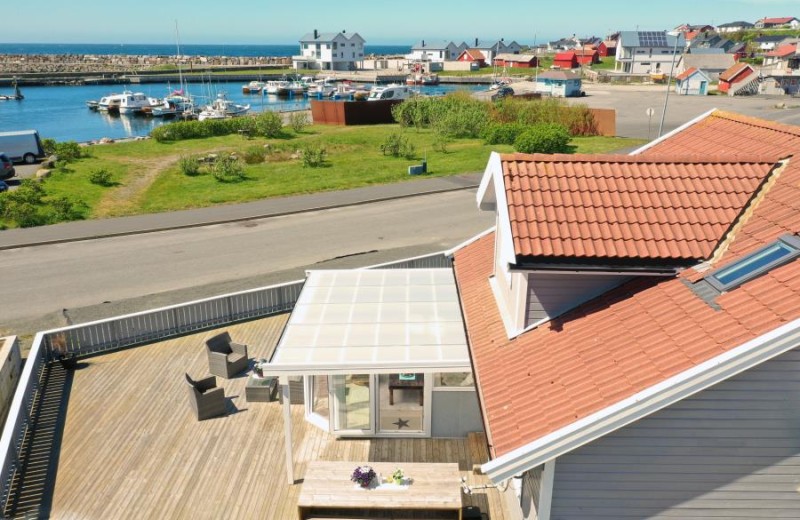 Blick zum Hafen