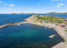 Bucht unterhalb des Hauses