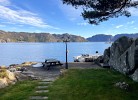 das schöne Wassergrundstck, am Ferienhaus Solheim Fjordlodge