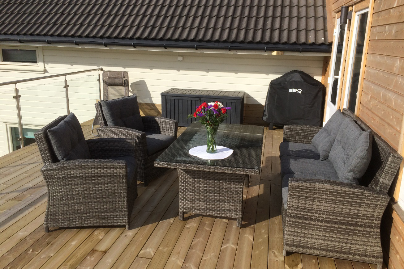 Dachterrasse mit Meerblick