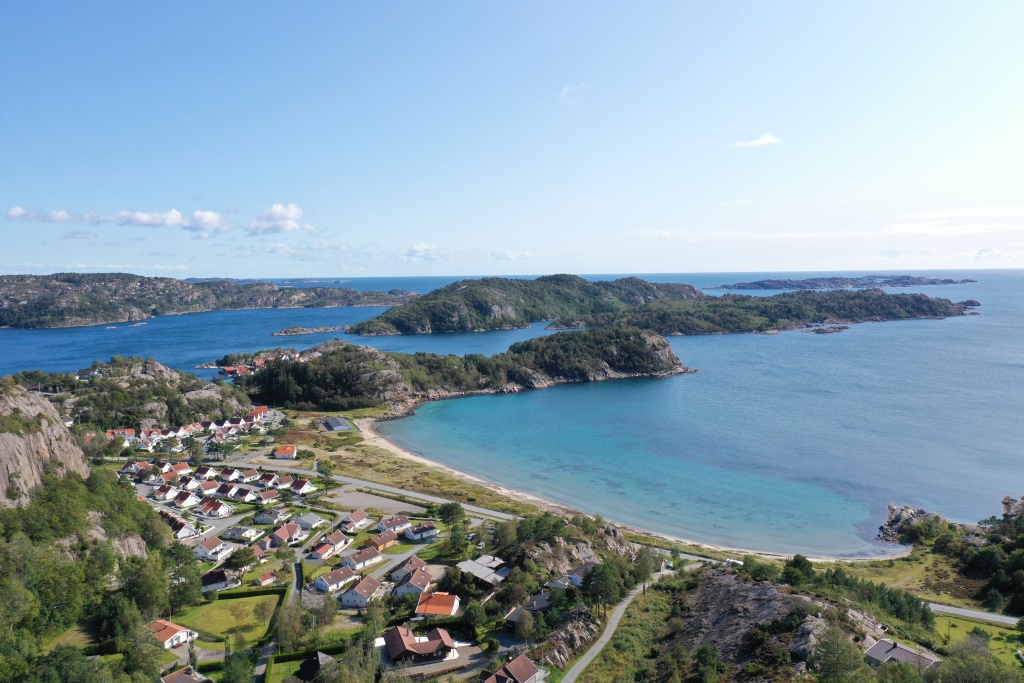 Blick auf Njervesanden