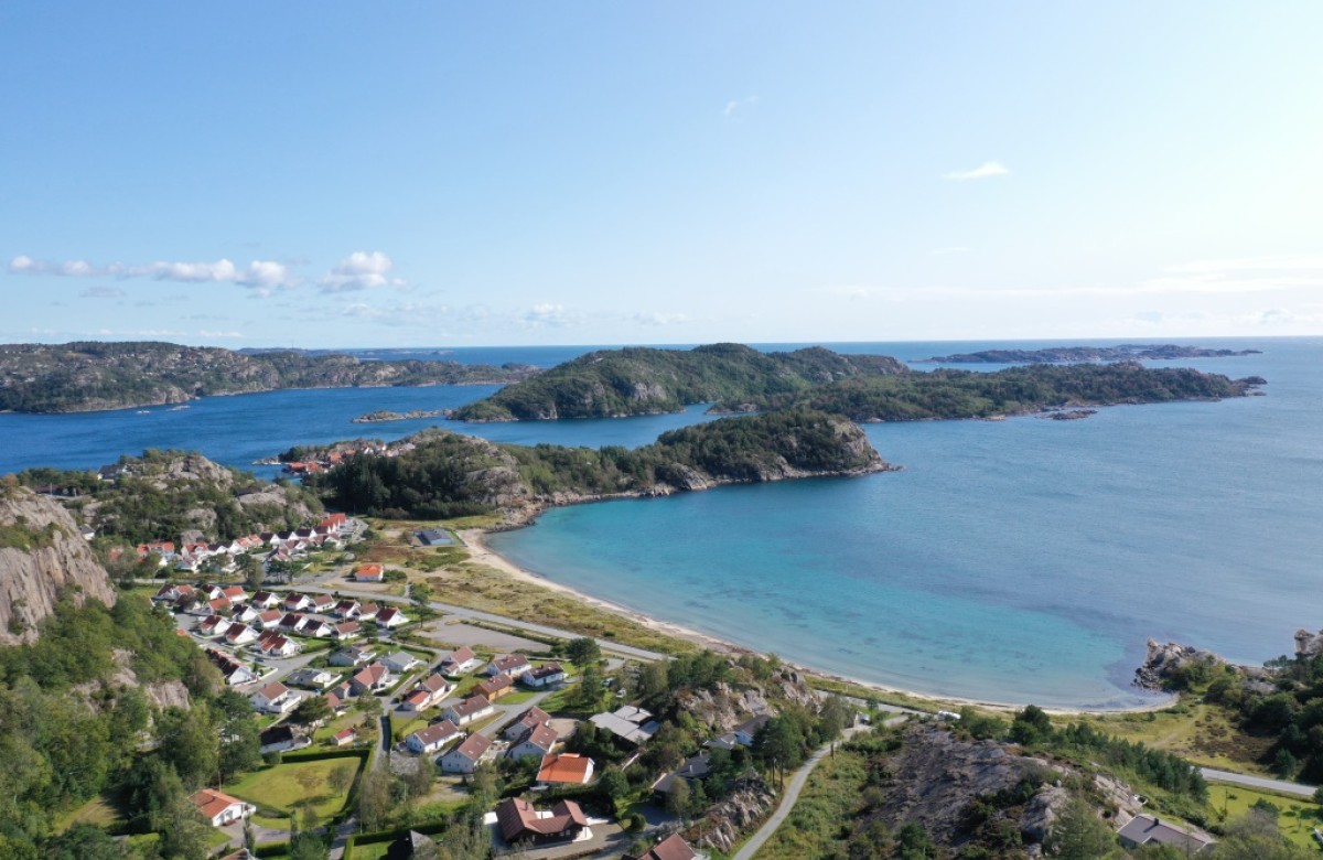 Blick auf Njervesanden