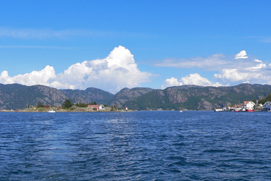 Blick auf Andabeloy - Risholmen u. Stolsfjorden