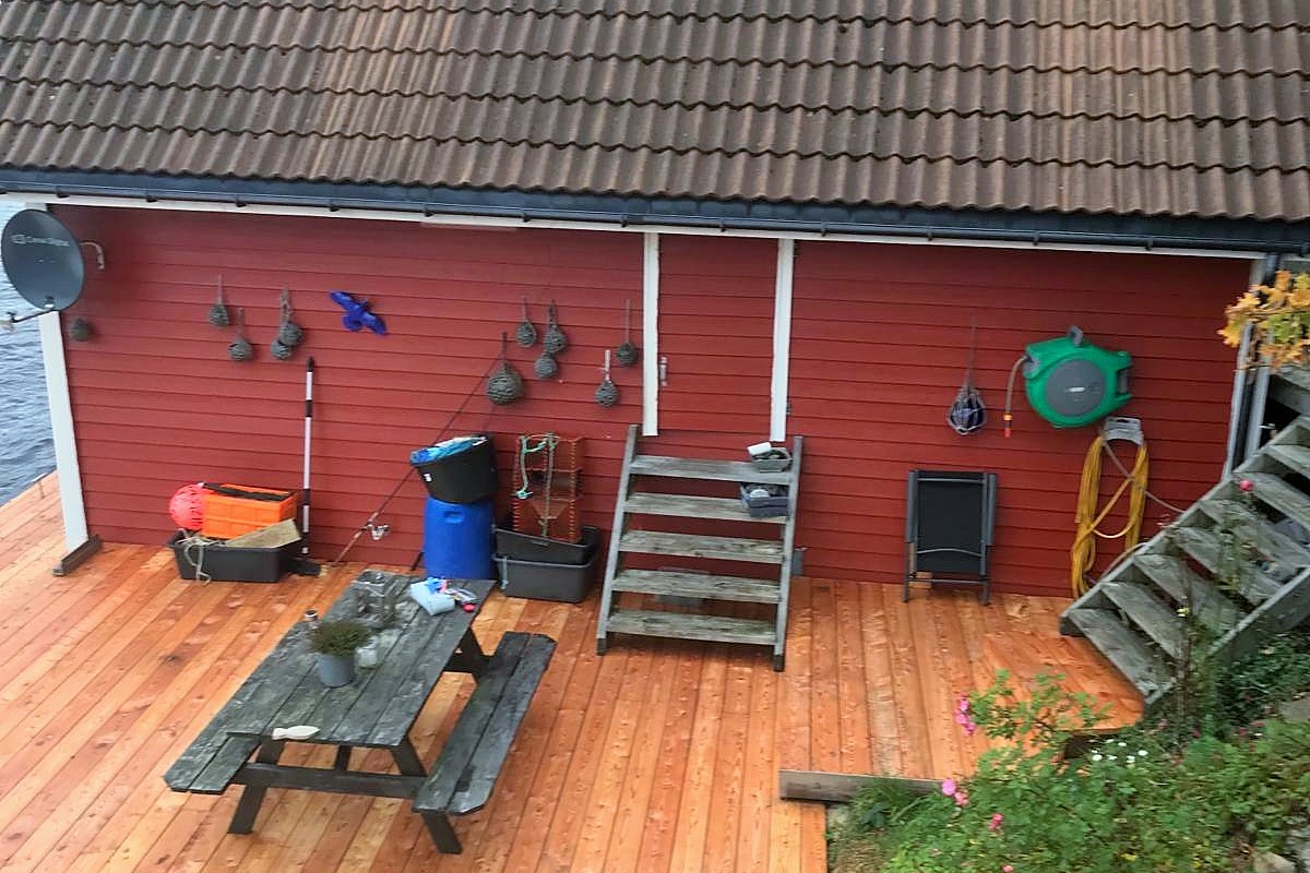 am Bootshaus, neue Steganlage