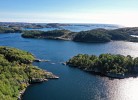 durch die Fjorde mit dem Boot nach Farsund
