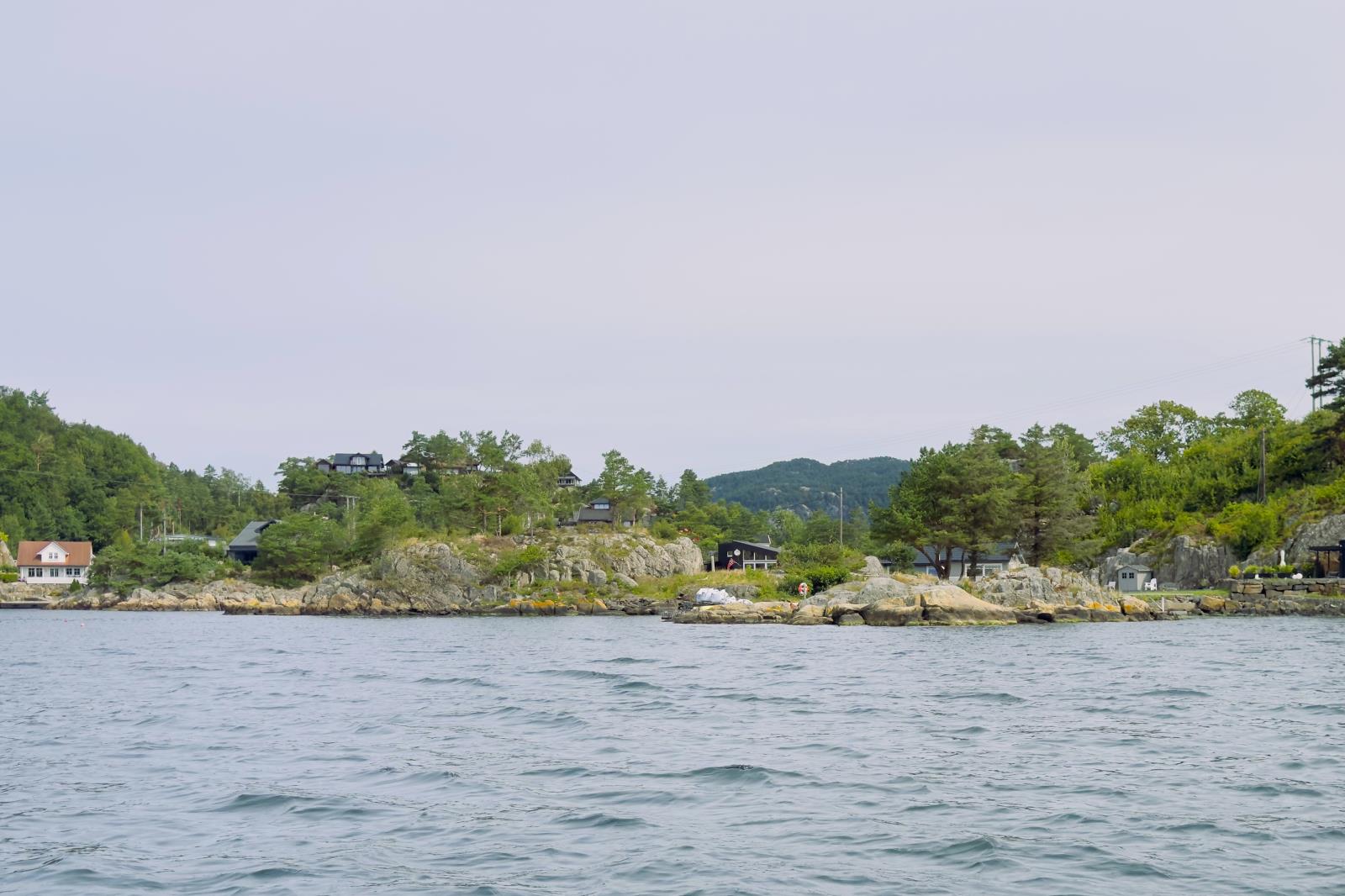 Blick auf Insel Espholmen