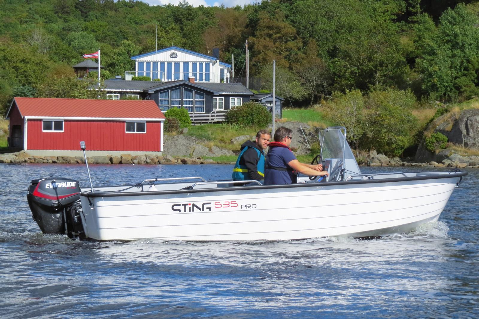 Boot Sting 535 Pro, Fewo Reistad auf Hidra bei Flekkefjord
